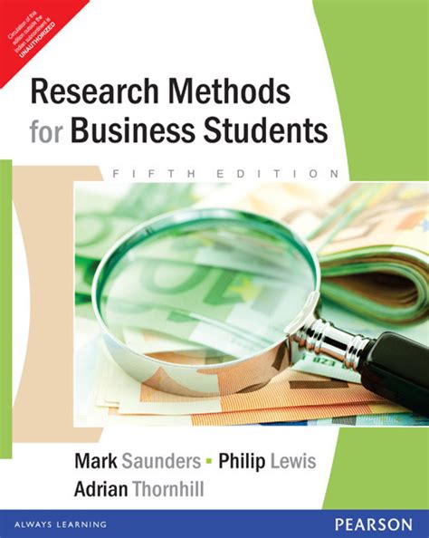RESEARCH METHODS FOR BUSINESS STUDENTS 5/E 5th Edition - Buy RESEARCH ...
