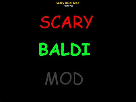 Image result for Baldi Horror Mods