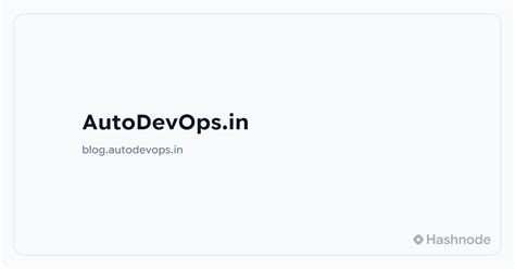 AutoDevOps.in