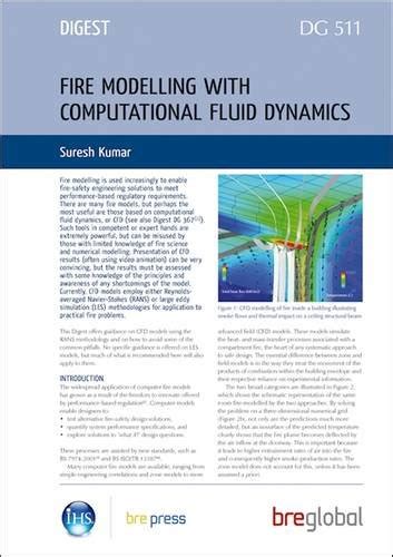Fire Modelling with Computational Fluid Dynamics: No. 510 (BRE Digest ...