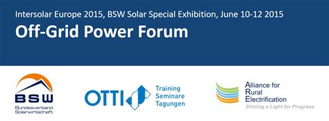Off-Grid Power Forum - Intersolar 2015 - energypedia