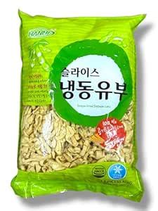 Frozen Fried Soybean Curd Slices – 1kg | Korean Frozen Tofu for Soups ...