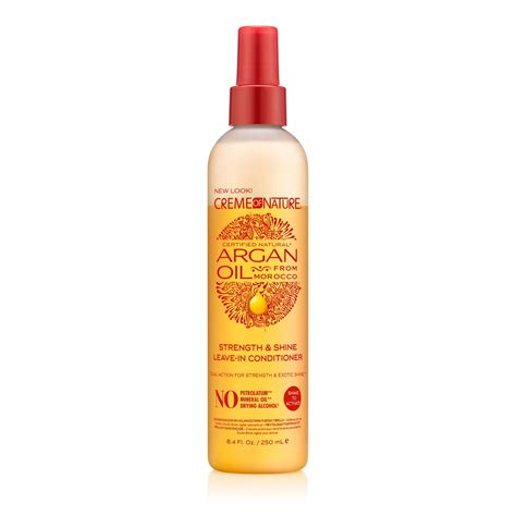 Creme of Nature Argan Oil Strength & Shine Leave-in Conditioner 8.45 oz for Natural Hair ...