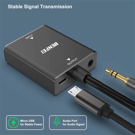 BENFEI HDMI to VGA Adapter with Audio Jack - Black India | Ubuy