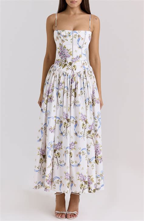 HOUSE OF CB Ysabella Floral Maxi Sundress | Nordstrom