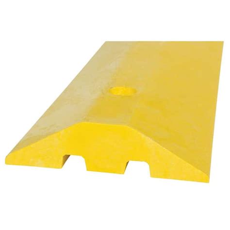 Buy 108 in. x 10 in. x 2 in. Plastic Speed Bump with Asphalt Hardware ...