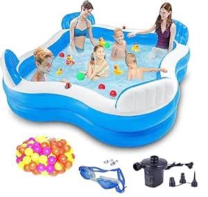 Buy Majik Large Size Swimming Pool Tub for Kids, Adults, Family-Sized ...