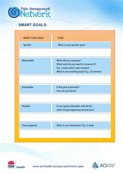 Free Printable SMART Goals Templates [Word, Excel, PDF]