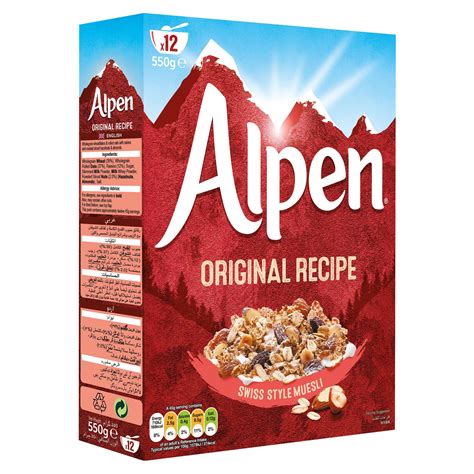 Buy Alpen Muesli Breakfast Cereal 550 g Online in Jordan | Talabat Jordan