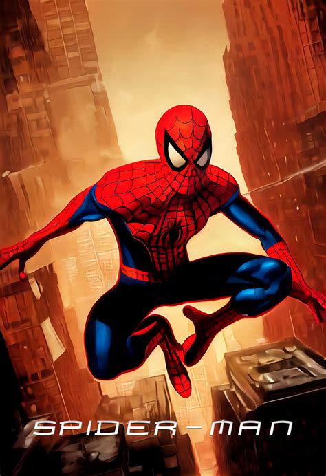 Spider-Man (2002) movie poster in cartoon style by CoverAddict on ...