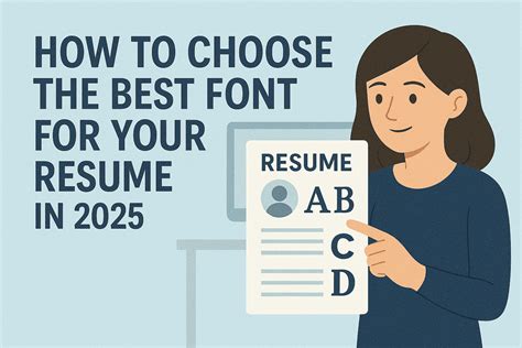 How to Choose the Best Font for Your Resume in 2025 - font for resume
