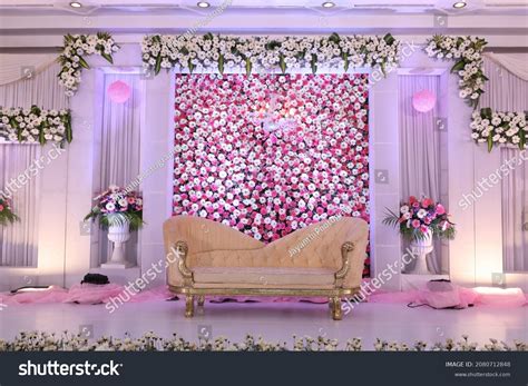 Wedding Stage Decoration Purple