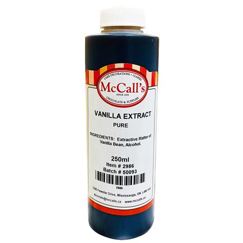 Vanilla Extract Pure 250 ml | McCall's