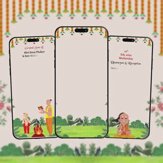 Thread Ceremony Invitation Video | Upanayanam Digital Invite | AI-1043 ...