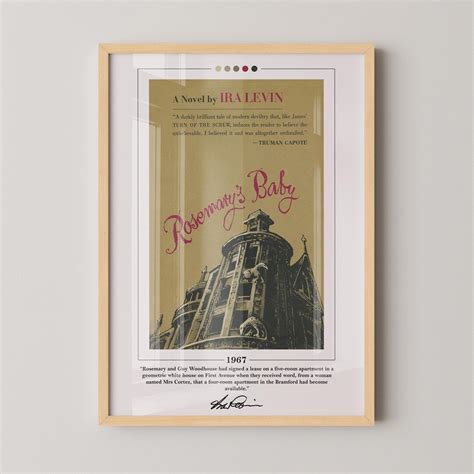 Rosemary's Baby Book Cover Poster | Ira Levin, Rosemary's Baby Poster ...