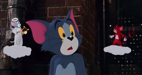 Tom And Jerry Angel And Devil On Shoulder