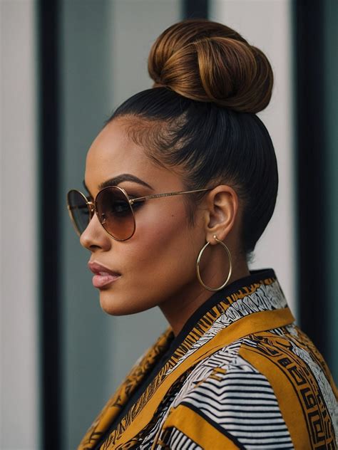 41 Sleek Bun Hairstyles for Black Women: A Style Guide