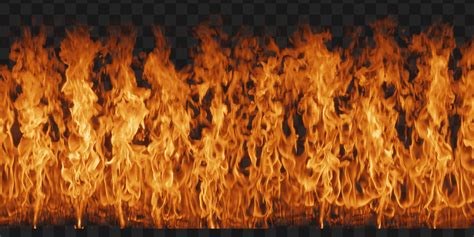 (4K) Loopable Wall Of Fire 2_云桥网CG资源站