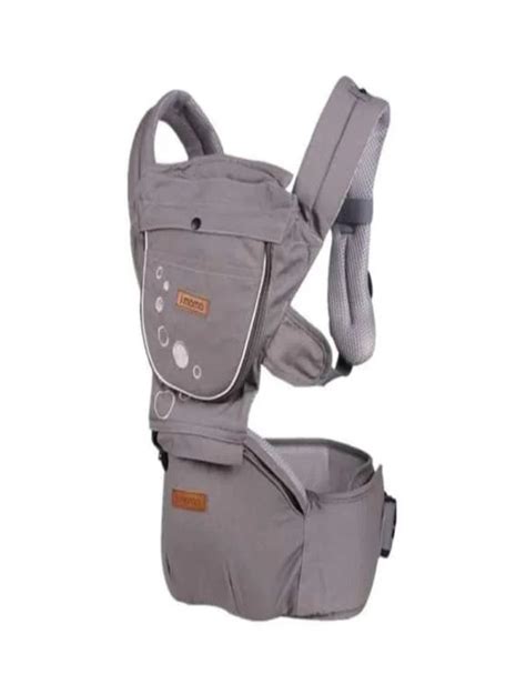 PREMIUM Baby Carrier With HIPSEAT - Grey – FirstCrawl