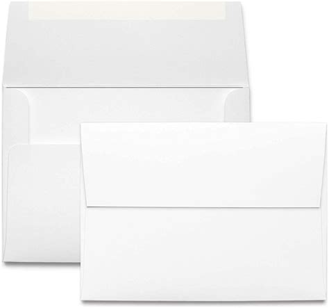Amazon.com : White A9 Self Seal Envelopes - 40 Envelopes - Thick A9 ...