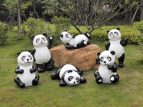 玻璃钢熊猫模型出租熊猫艺术展熊猫雕塑批量租赁出售|工业/产品|其他工业/产品|创意道具制作厂家 - 原创作品 - 站酷 (ZCOOL)