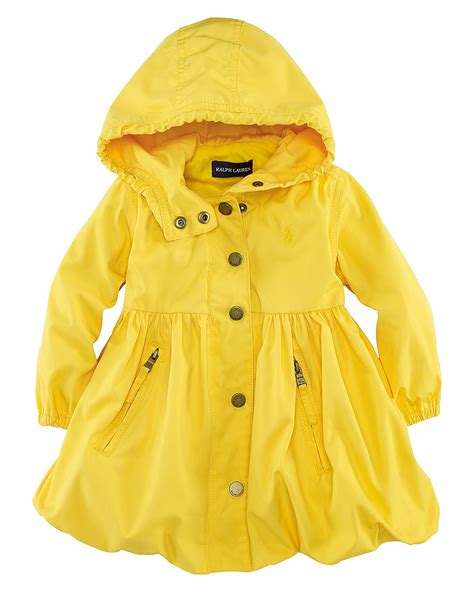 Ralph Lauren Childrenswear Infant Girls' Raincoat – Sizes 9-24 Months ...