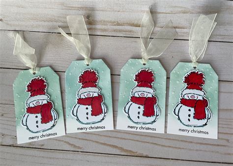 Snowman Holiday tags, Christmas Tags, gift tags | Christmas gift tags ...