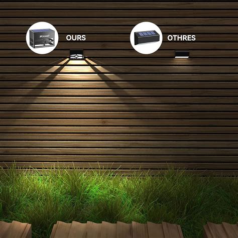 Buy HOOREE Solar Step Lamp Spot Lights Outdoor Waterproof Driveway Dock ...