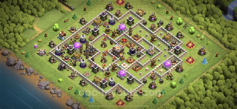 Farming Base TH11 with Link, Anti Everything, Hybrid - Clash of Clans ...