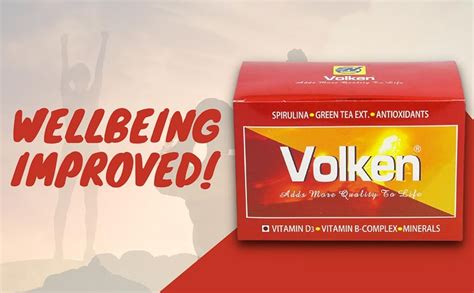 Volken Multivitamin Capsules For Men, Women & Kids with clinically ...