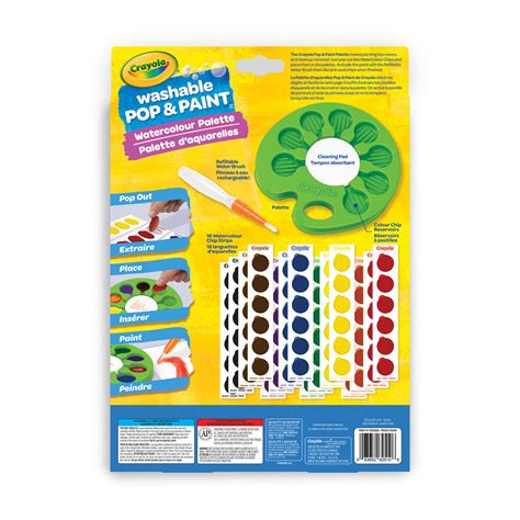 Crayola Washable Pop & Paint Watercolour Palette – Crayola Canada