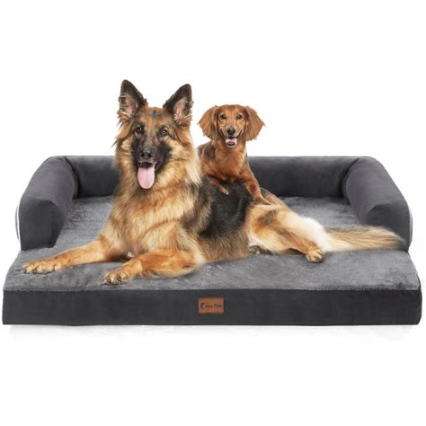 XXL Dog Bed with Bolsters, Orthopedic Dog Beds for Extra Large Dogs, Waterproof Dog Beds Xlarge ...