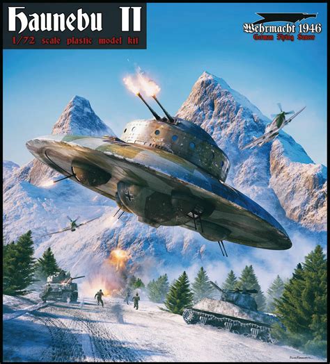 1/72 Squadron Models Haunebu II German Flying Saucer UFO Model Kit ...