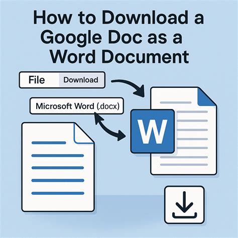 How To Save A Google Doc As A DOCX File