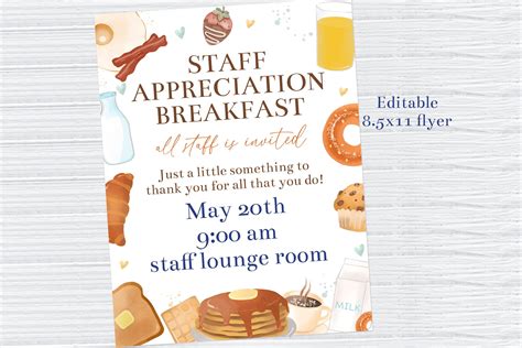 Employee Appreciation Flyer Ideas