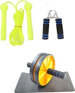 Dr Pacvu Athletes Choice Pack of 3 Combo | Hand Gripper, AB Wheel ...