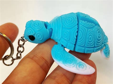 Articulated patterned turtle keychain by ASTAR MakerWorld: Download ...