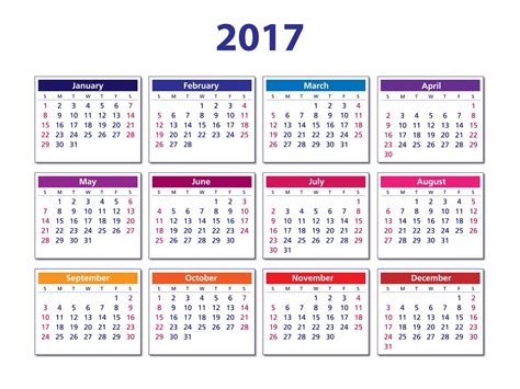 Kalendar 2017 simple and printable | calendars 2018 kalendar 2018 ...