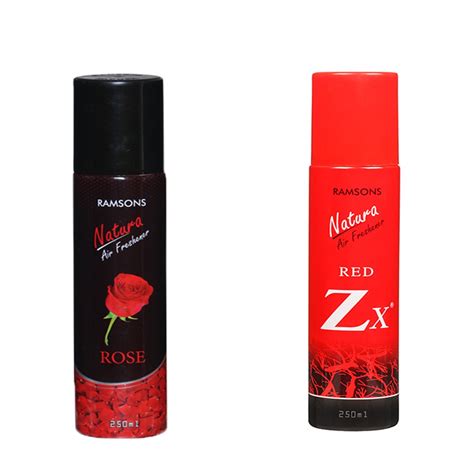 RAMSONS NATURA RED ZX AIR FRESHENER 250 ML+RAMSONS NATURA ROSE AIR ...