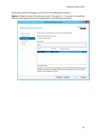 Windows Server 2012 Tutorial 的图像结果