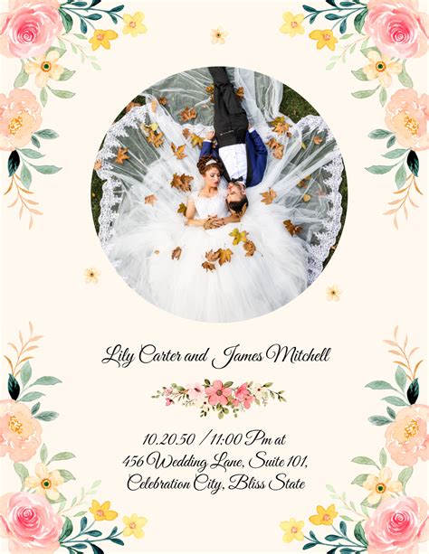 Wedding flyer template 60 photos - Astyledwedding.com