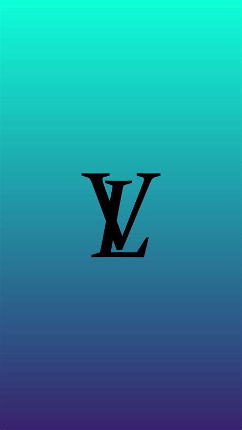Download Teal And Purple Louis Vuitton Phone Wallpaper | Wallpapers.com