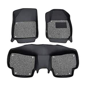 KMH 7D Floor Mats for Honda BRV (Year 2016 – Onward, Black) – Coil Top ...