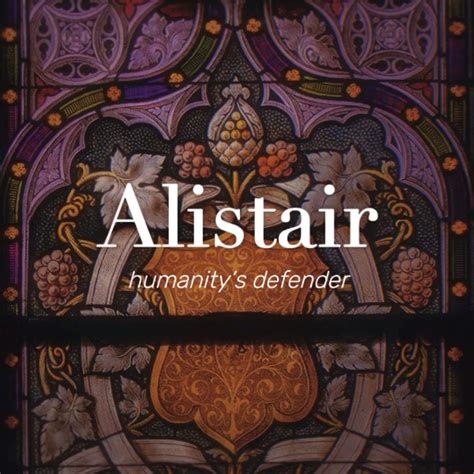 Alistair - Baby Boy Name Meaning | G Aesthetic