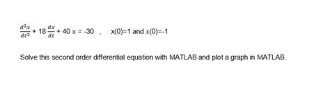 Image result for MATLAB Differential Equation Plot