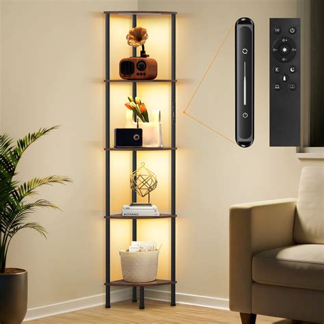 Ivy Bronx 67" Floor Lamp with LED Lights, Touch & Remote Control, 3 ...