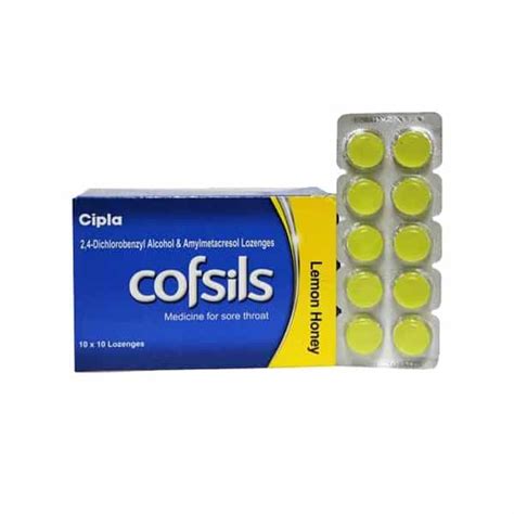 Buy COFSILS BLISTER LEMON HONEY LOZENGES JAR OF 10 Online & Get Upto 60 ...
