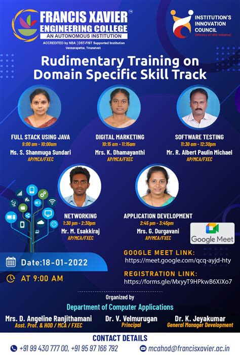 Rudimentary Training On Domain Specific Skill Track | News & Events ...