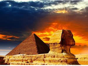Great Sphinx And The Pyramids Premium Poster Canvas Art - ArtzFolio.com ...