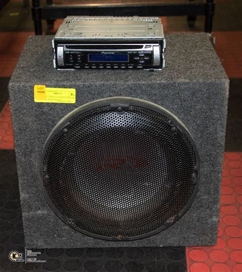 ALPINE TYPE R 10 INCH SUBWOOFER IN BOX WITH PIONEE